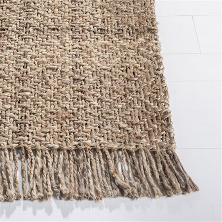 Safavieh 6 x 6 ft. Square Natural Fiber Rustic Square Hand Woven Rug, Grey & Natural NF821F-6SQ